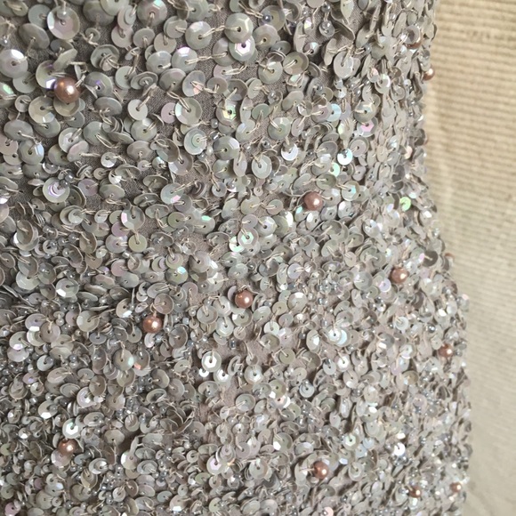 Parker 💋LAST CHANCE💋Glam Silver Grey Party Gown - Picture 7 of 7